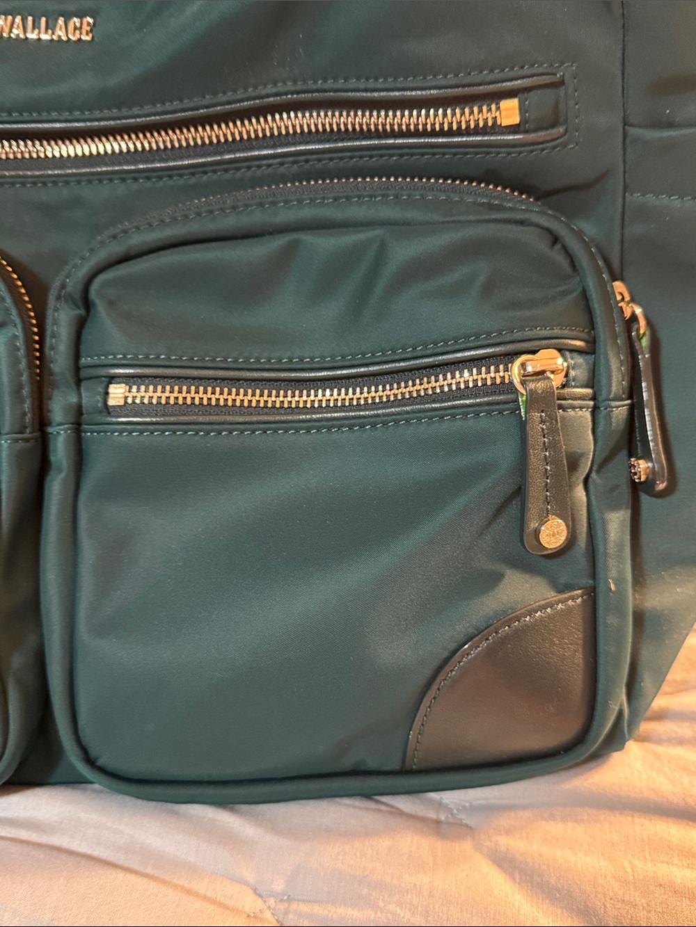 MZ Wallace Tribeca Traveler Tote in Green - Picture 5 of 10